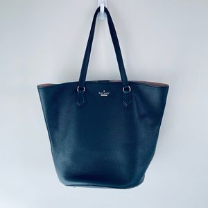 Kate Spade New York Black Pebbled Leather Tote